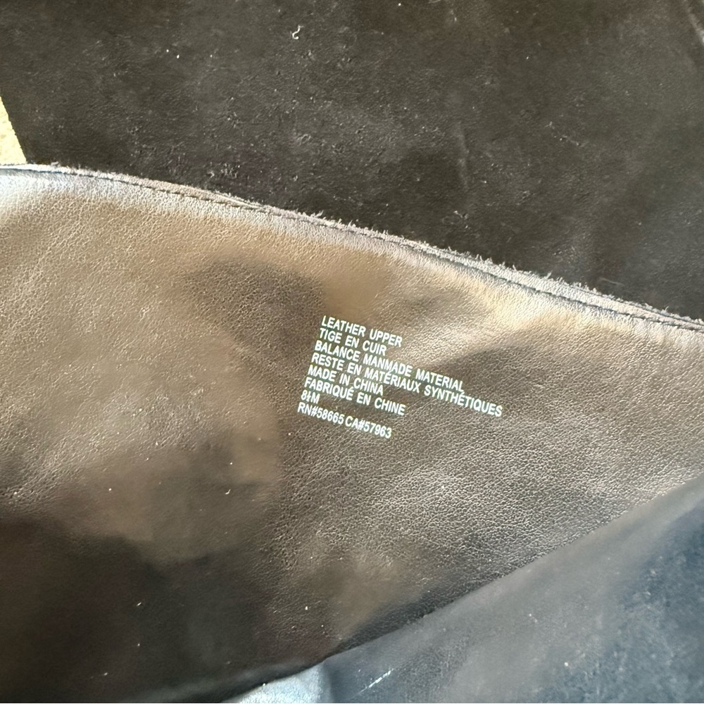 BP Nordstrom Over-the-Knee Boots Suede Leather Black - Picture 9 of 10